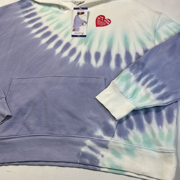 WILDFOX WOMENS TIE DYE HOODIE - Picture 4 of 6